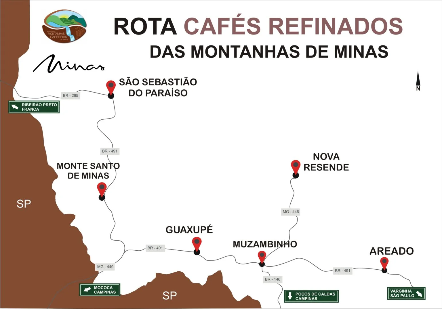 Mapa da rota